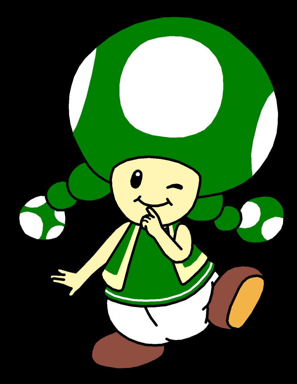 Green toadette