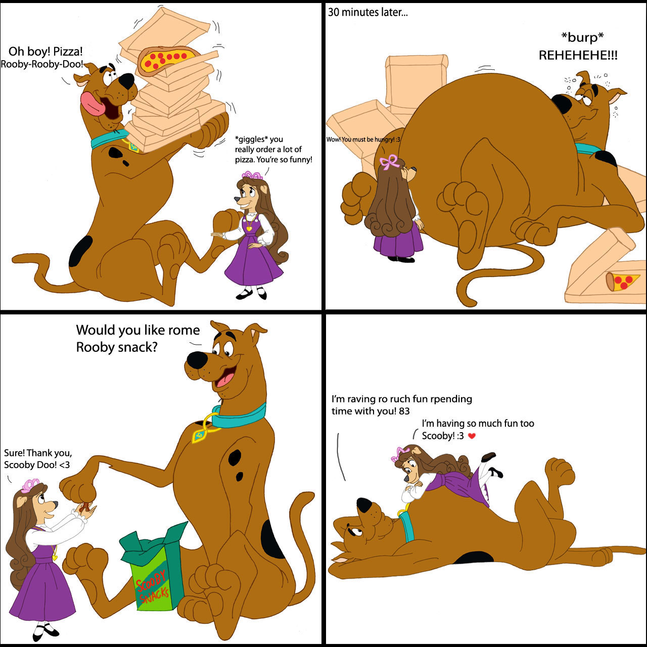 Scooby Doo love. 