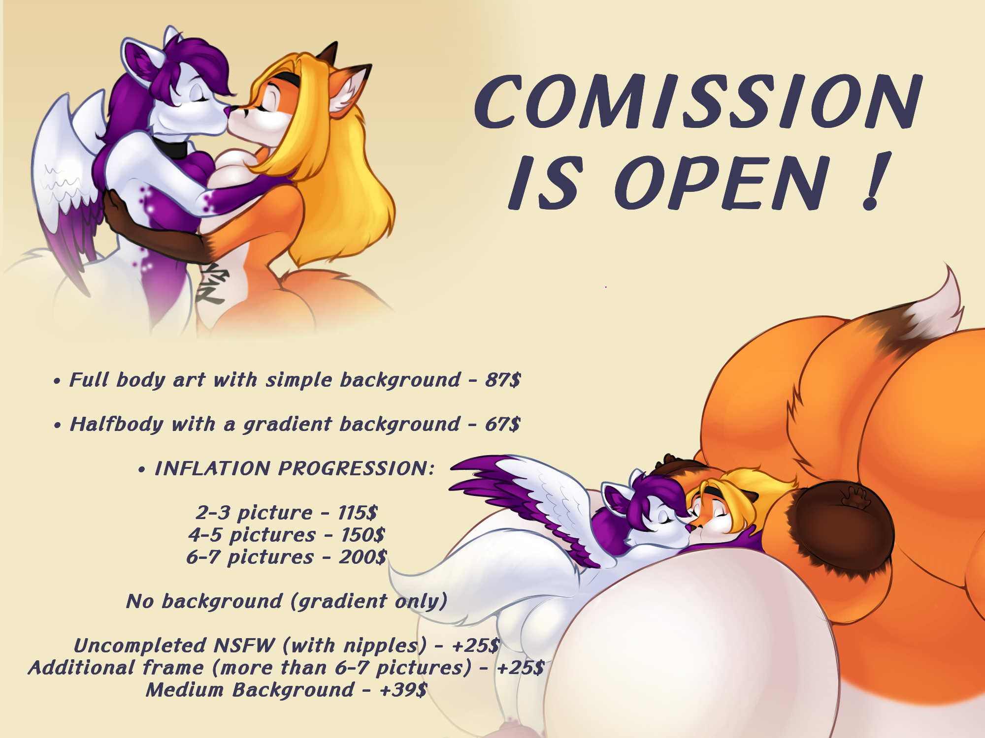 • COMISSION UPDATES •