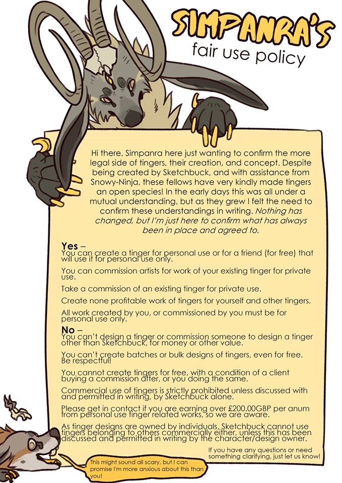 FAIR USE POLICY by Tingers &ndash; Fur Affinity [dot] net