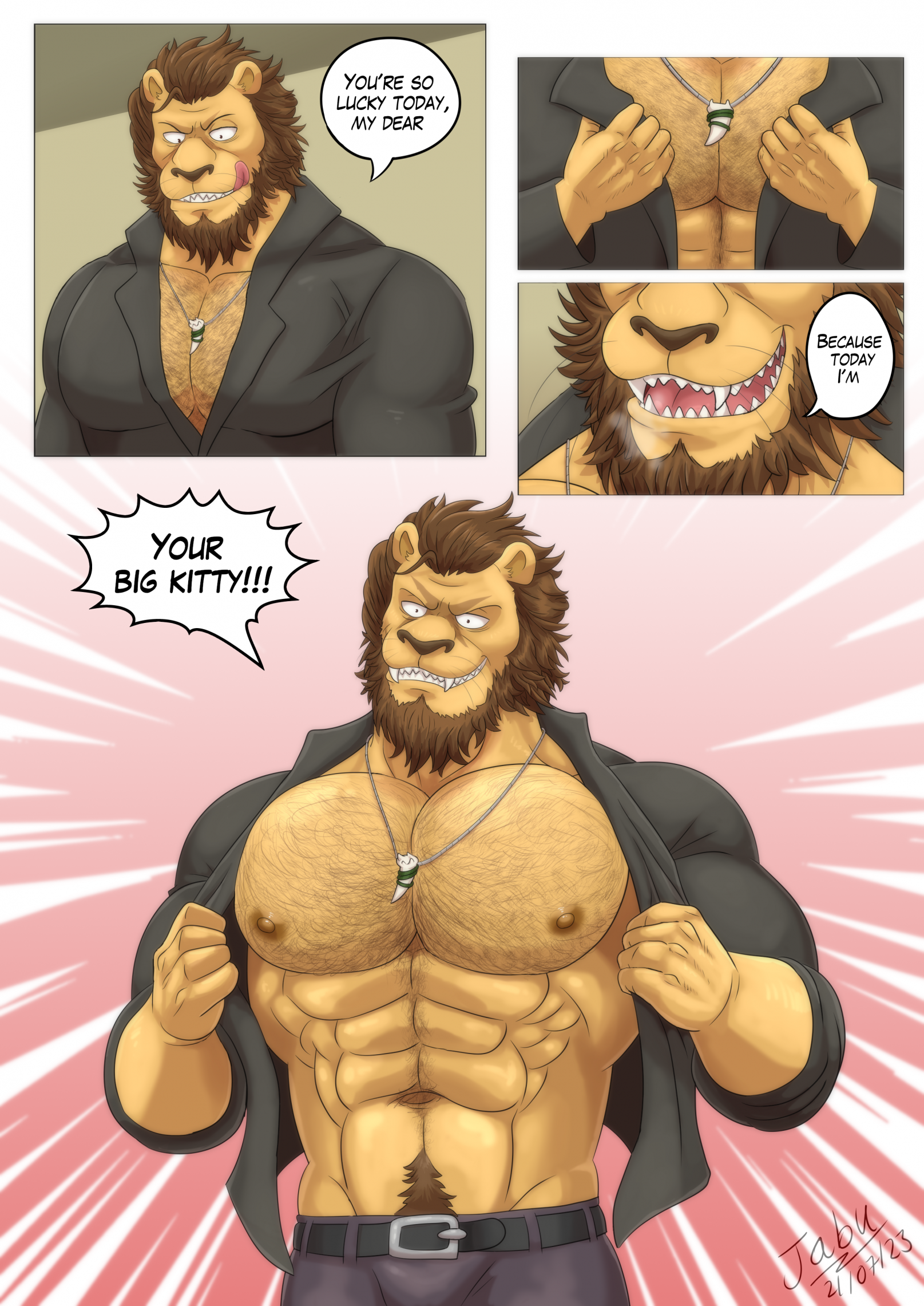 Dolph comic page 1 ( commission ) by tintin18 -- Fur Affinity [dot] net