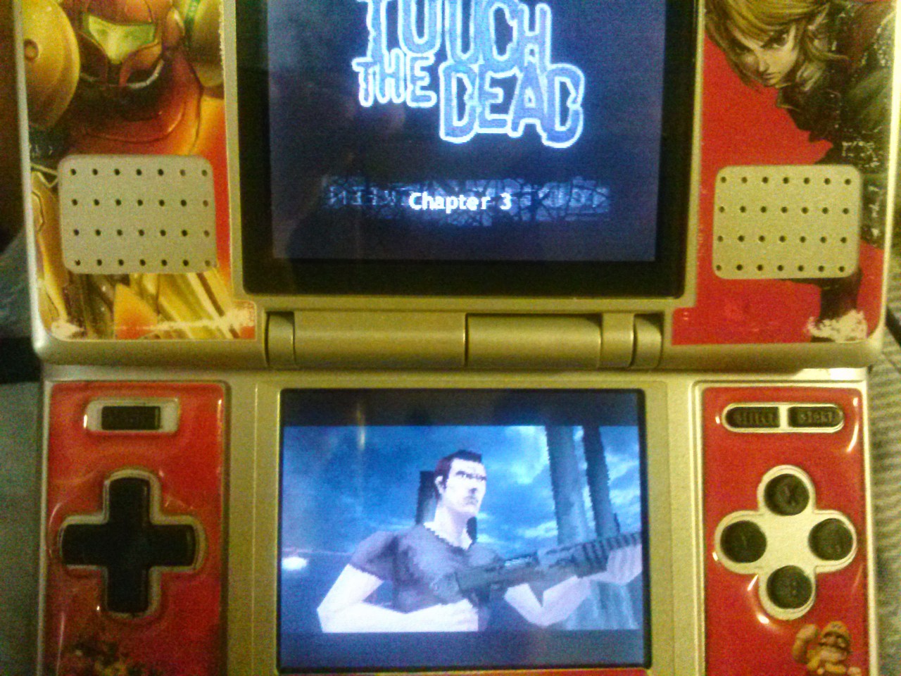 old school Ds original Model with touch the dead game ^^ by