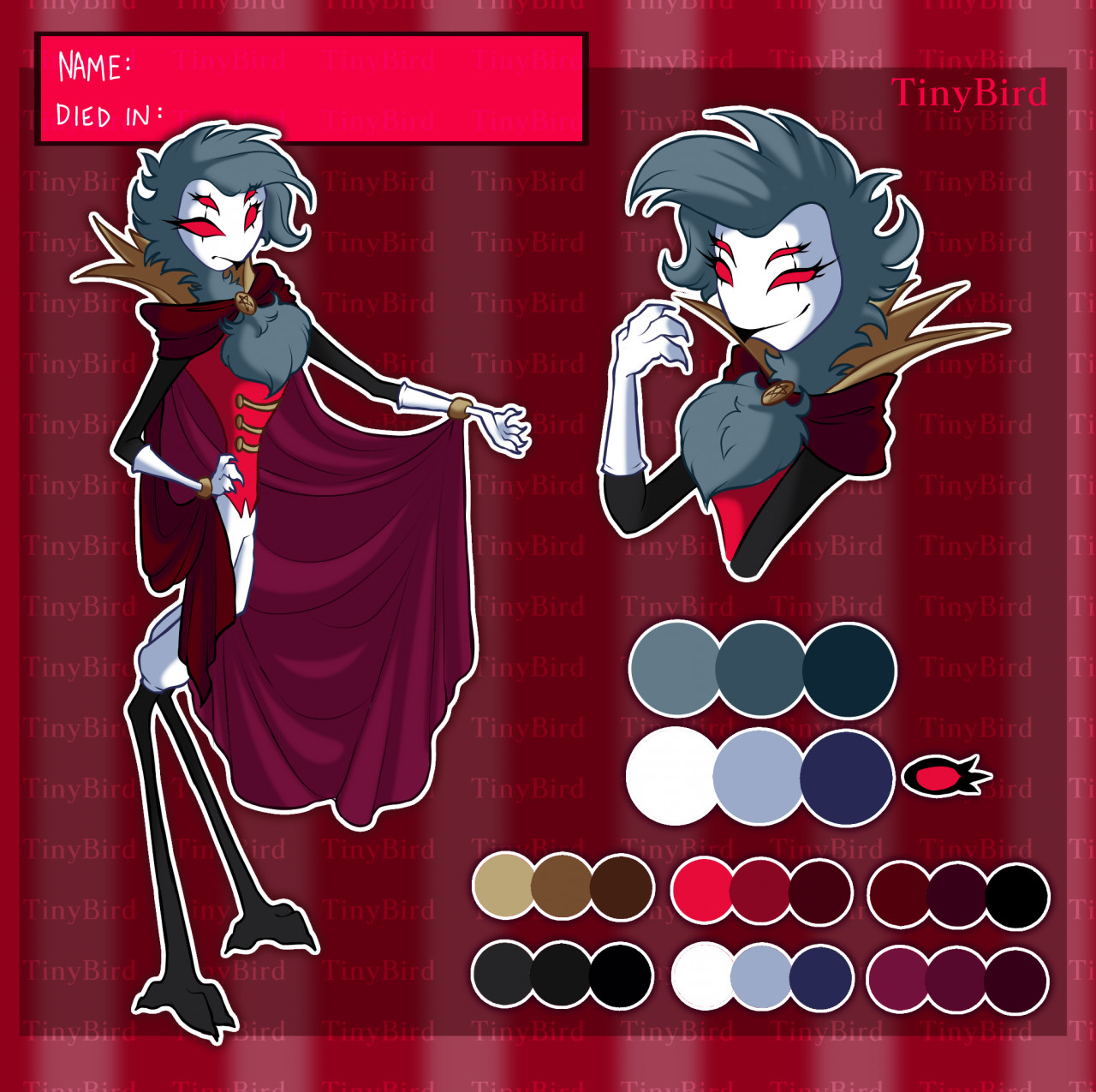 Custom Adopt 5 (Hazbin Hotel) by Tiny_Bird_Art -- Fur Affinity [dot] net