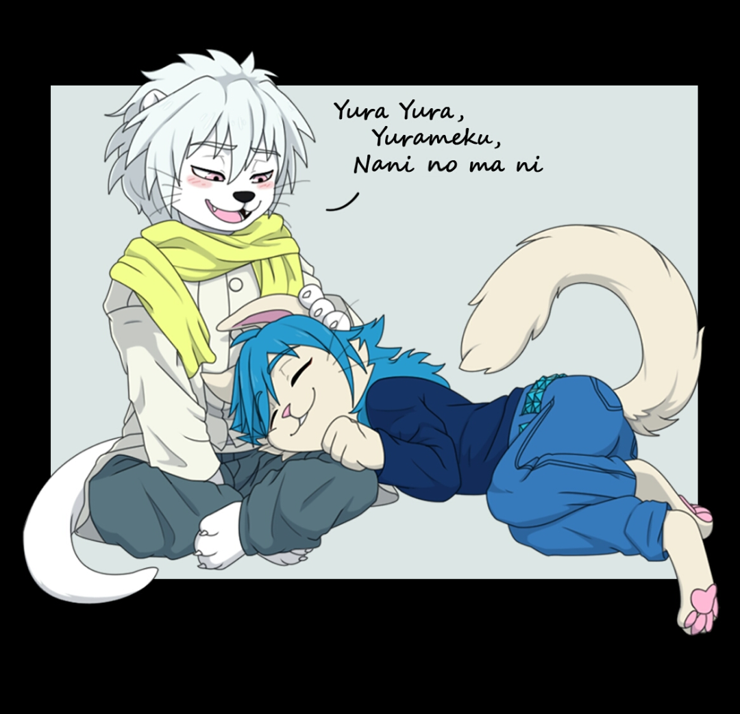 Old art <b>Aoba</b> x <b>Clear</b> by TinyTomahawk Fur Affinity dot net.