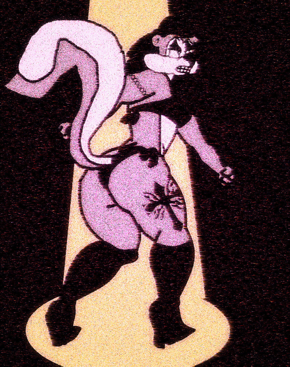 Ruby Skunk With 90s Cartoon Quality by Tinytoon325 -- Fur Affinity [dot] net