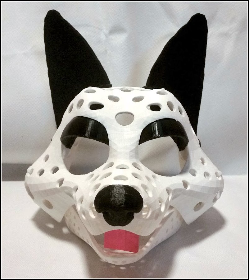 fursuit head base 3d model 7+ cat fursuit base