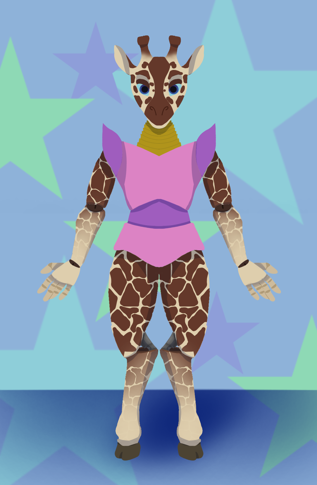 FNAF OC Adoptable - Zippy The Zebra (CLOSED) by MochiFries on