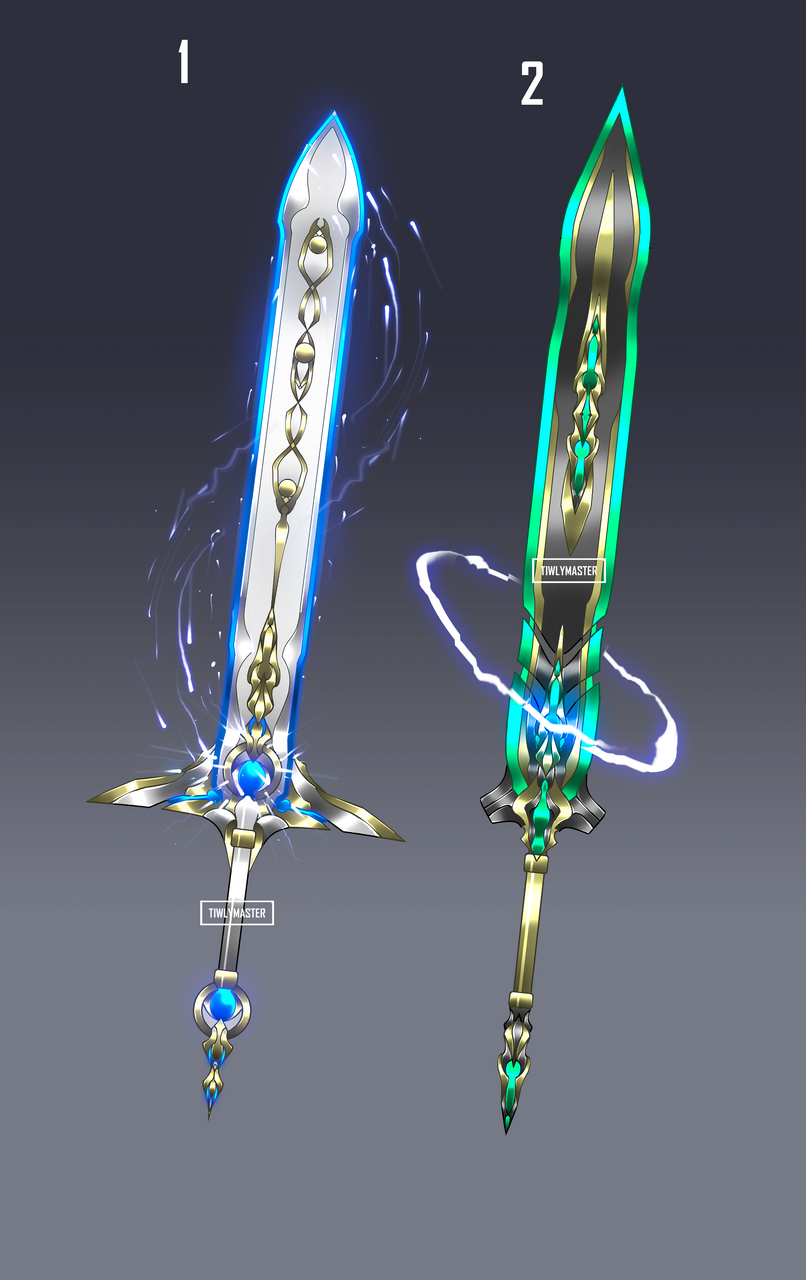 Anime Style sword. How do I improve the materials? (Skyrider Greatsword  from Genshin Impact) : r/blender