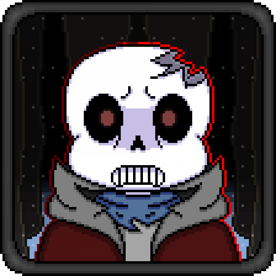 Pixilart - Horror Sans Sprite by bloodtale