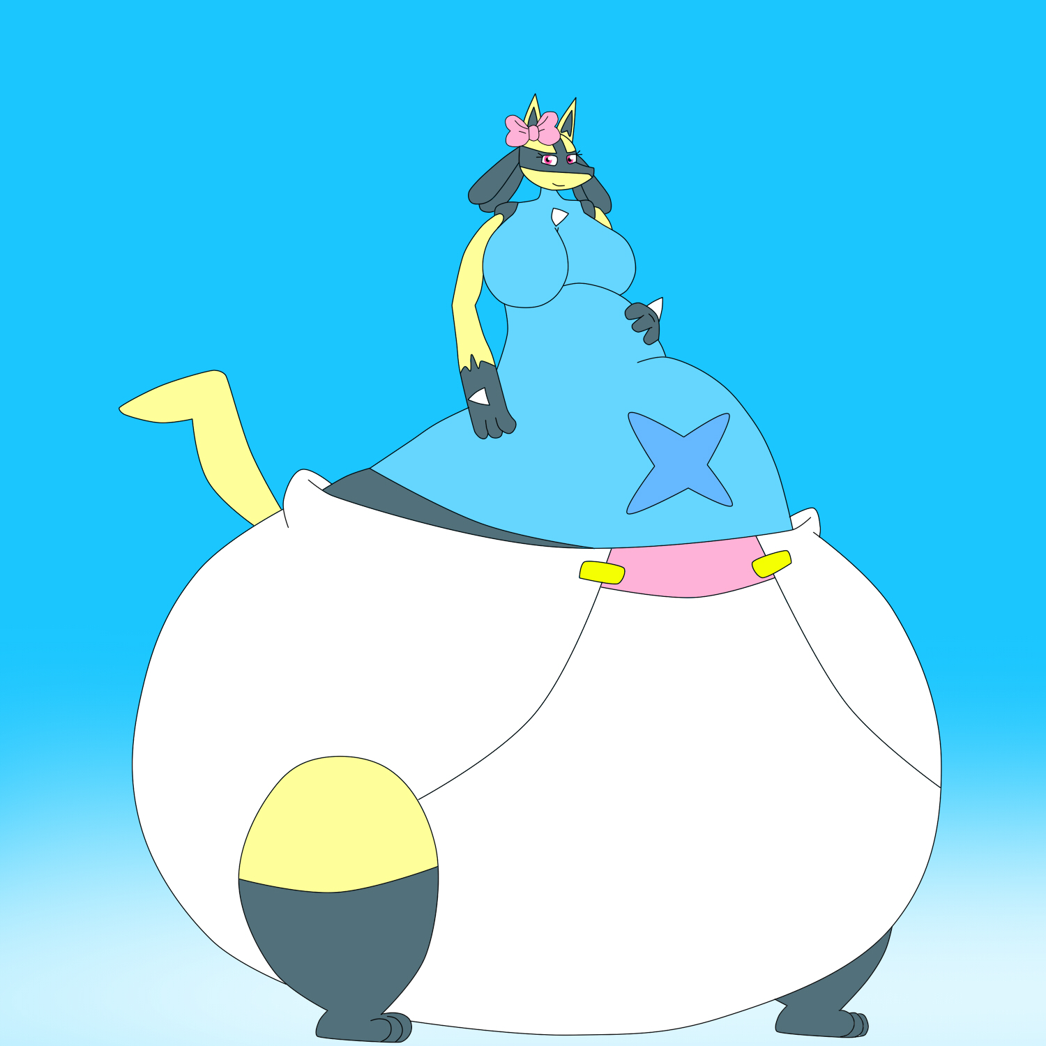 RIPY on X: Request: > a shiny lucario doing yoga