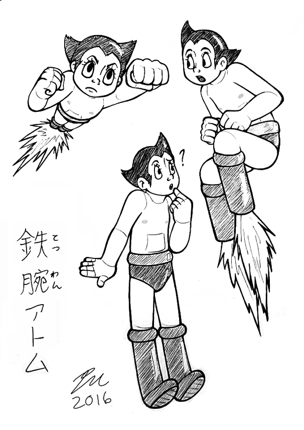 Astro Boy coloring pages on