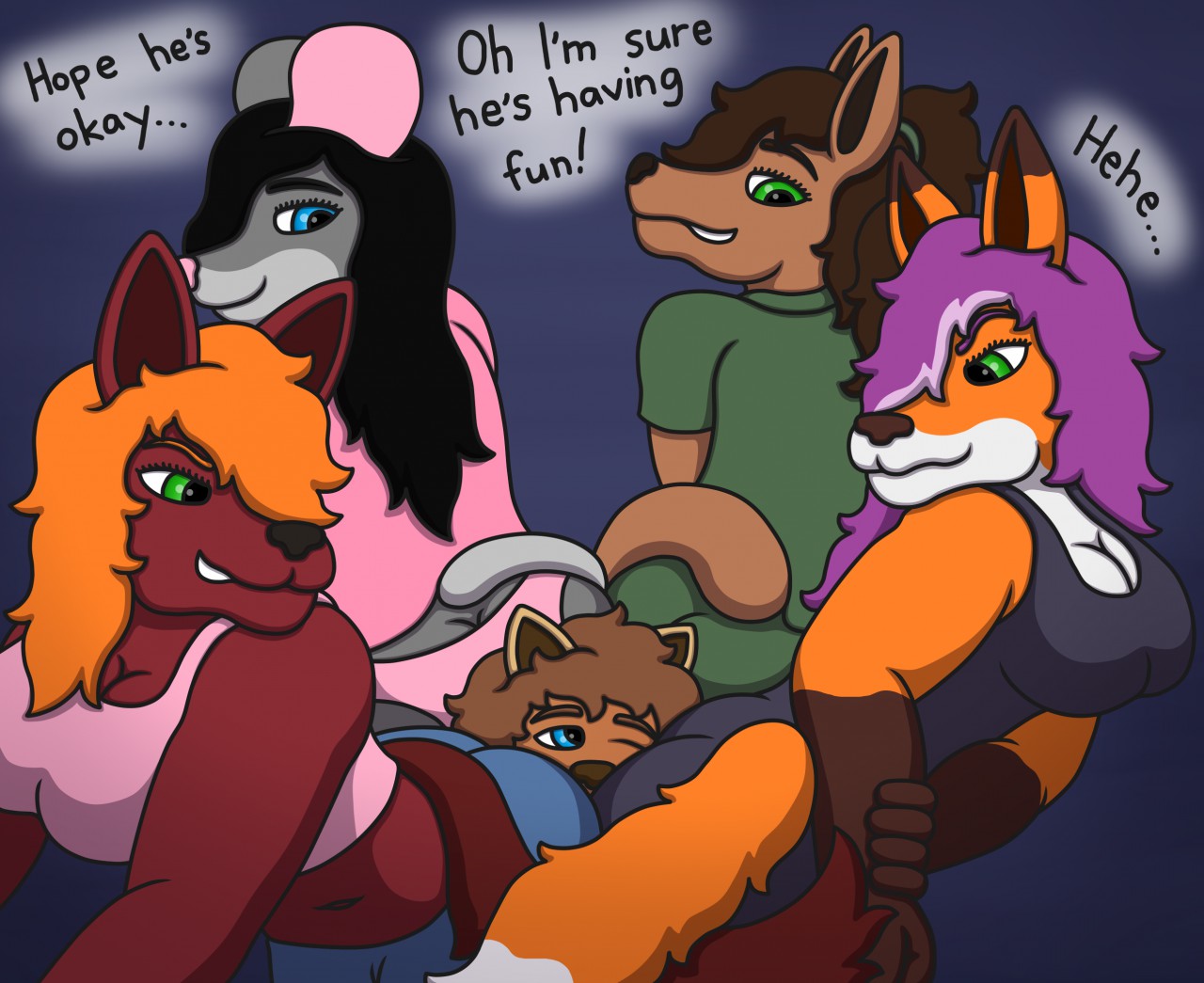 The Circle of Booty by TobyMcDee -- Fur Affinity [dot] net