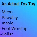 An Actual Fox Toy