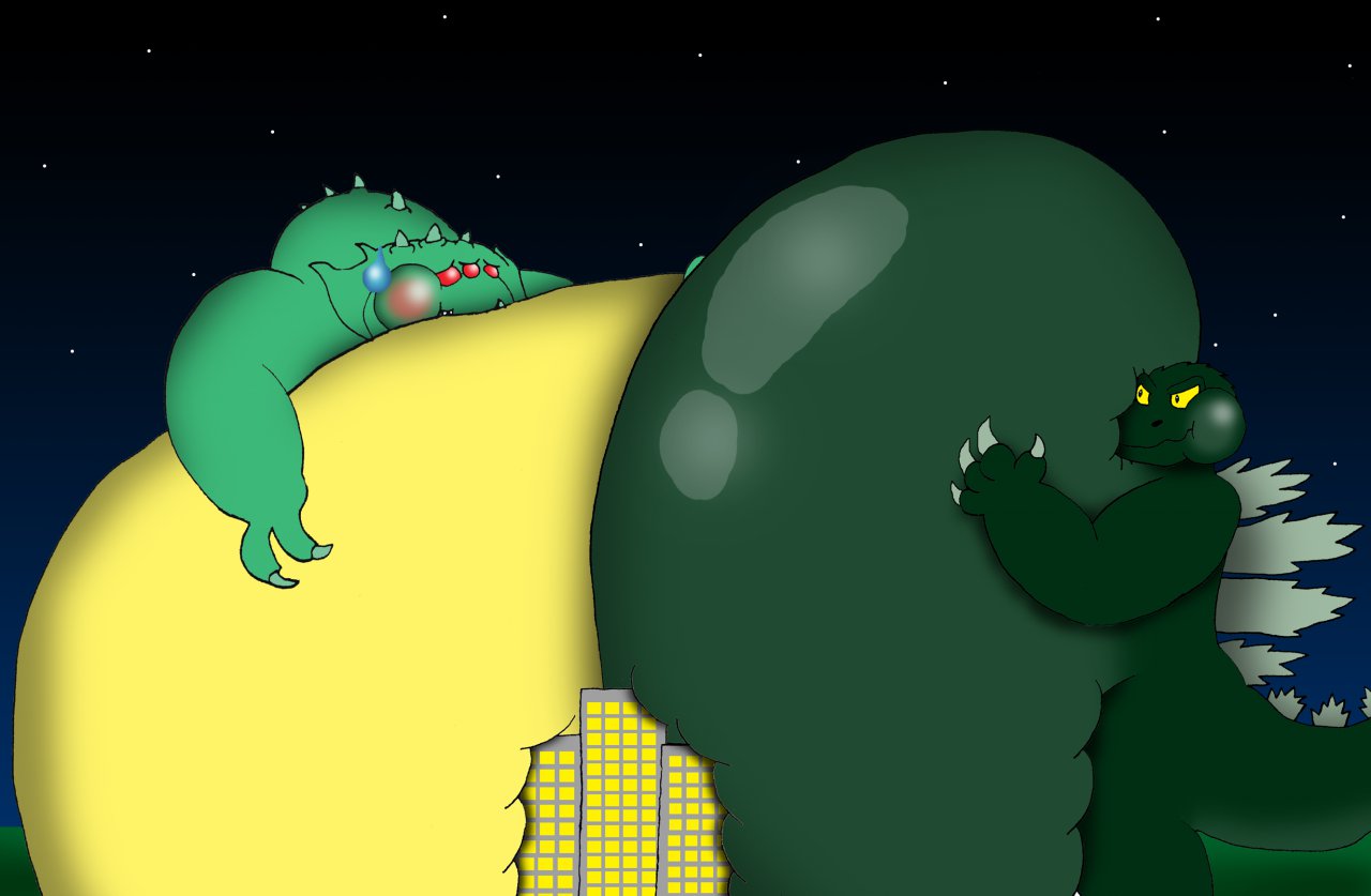 3dRose Funny Green Godzilla Monster eating Money Inflation Cartoon - Water  Bottles (wb_356378_1)