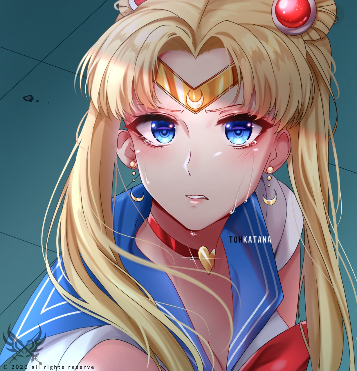 Fanart de sailor moon do anime