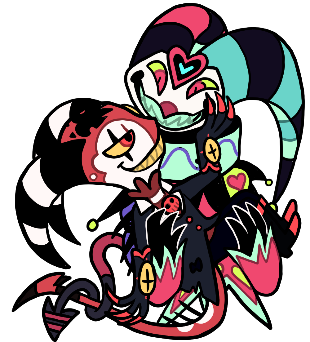 Sticker Design: Blitzo x Fizzarolli by toilettrauma -- Fur Affinity ...