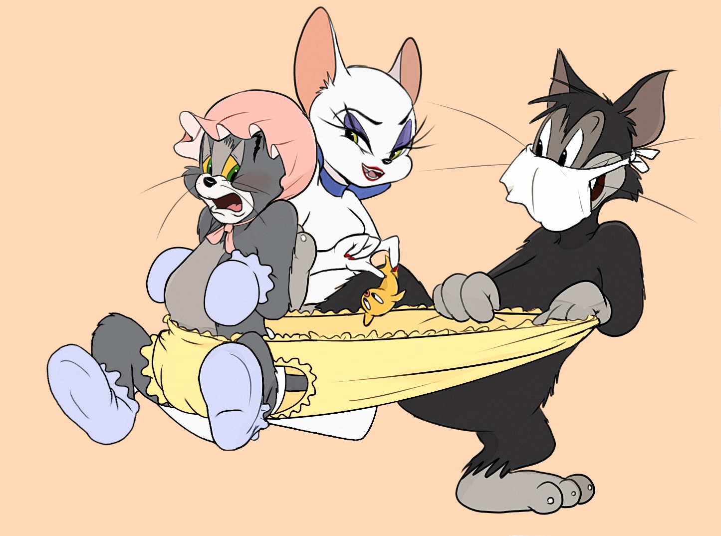 Tom furry. Tom and Jerry diaper. Tom and Jerry abdl. Том и Джерри в памперсе. Том и Джерри Baby puss.