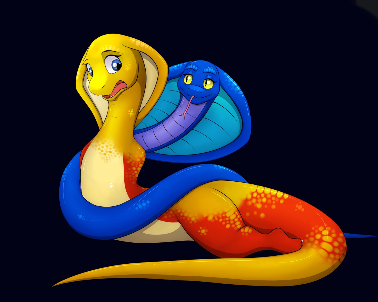 Sharing the snake gift by Tomek1000 -- Fur Affinity [dot] net