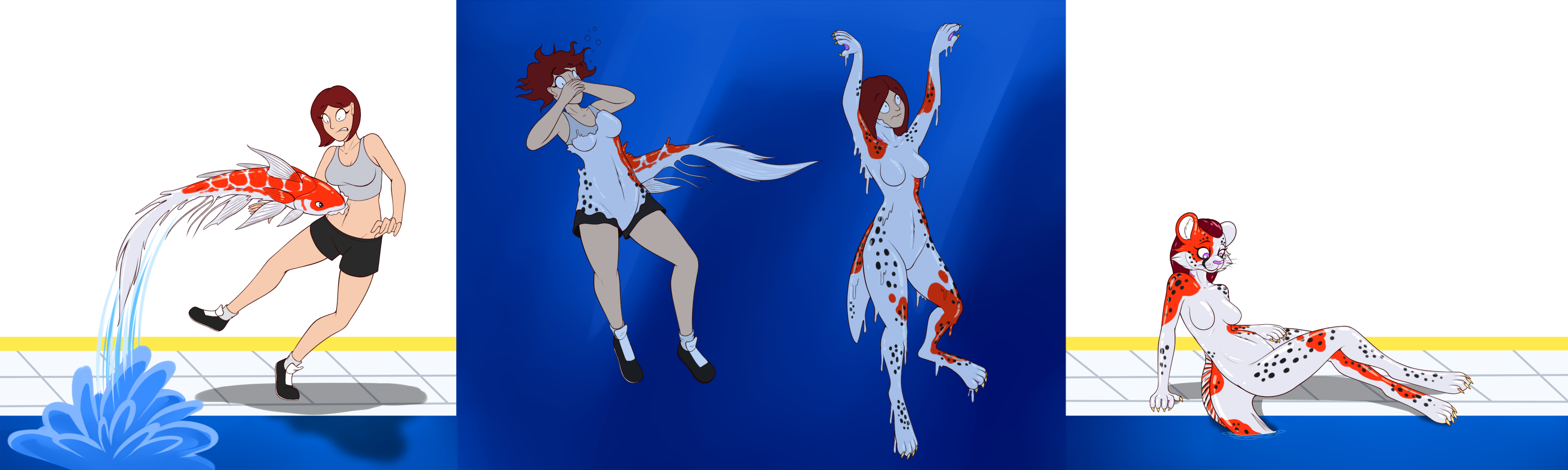 Changed koi merge (commission) by Tomek1000 -- Fur Affinity [dot] net