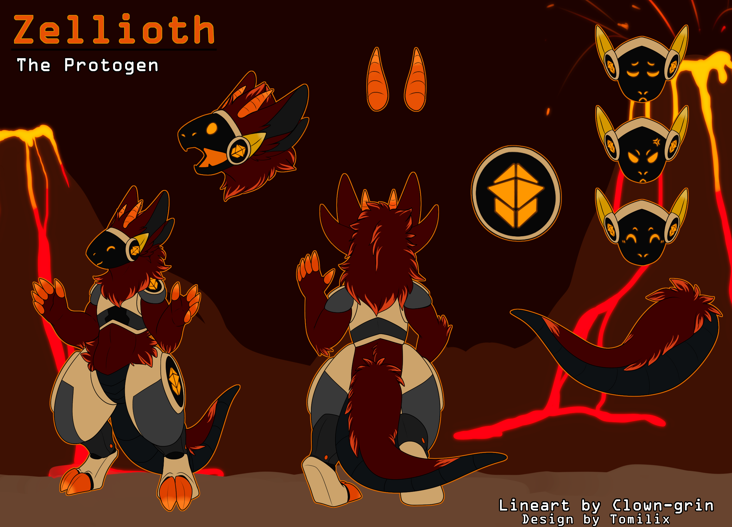 Pixilart - protogen mask glitch by cyanflower1234