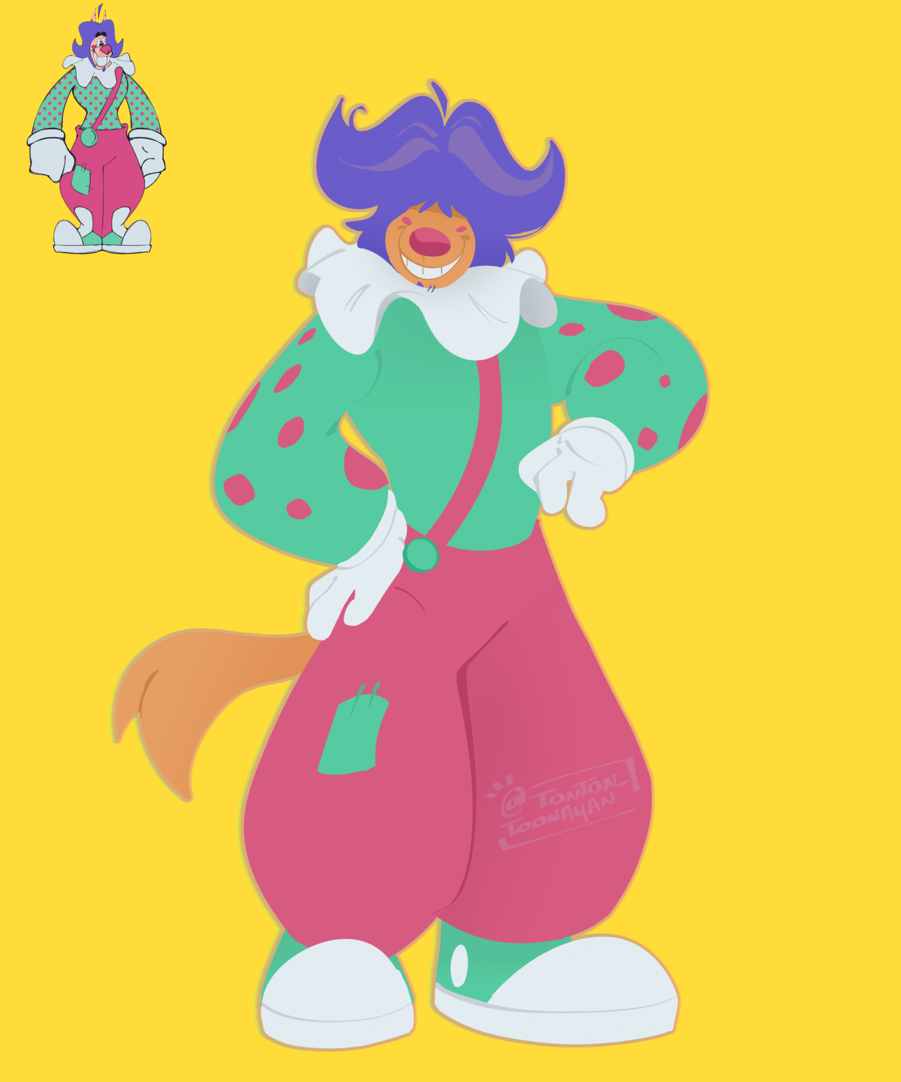 Clowny wolf