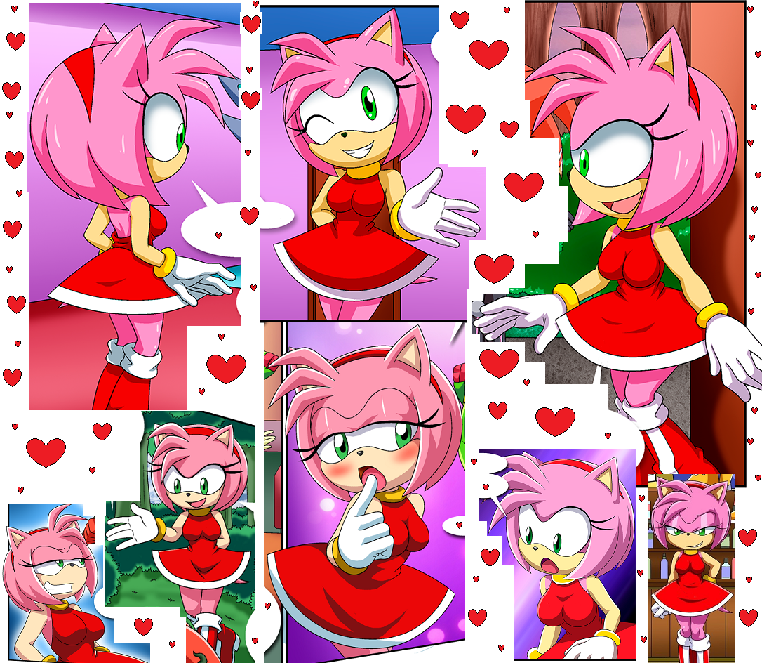 Amy Rose and Sonic comic? :P by Keychainz -- Fur Affinity [dot] net