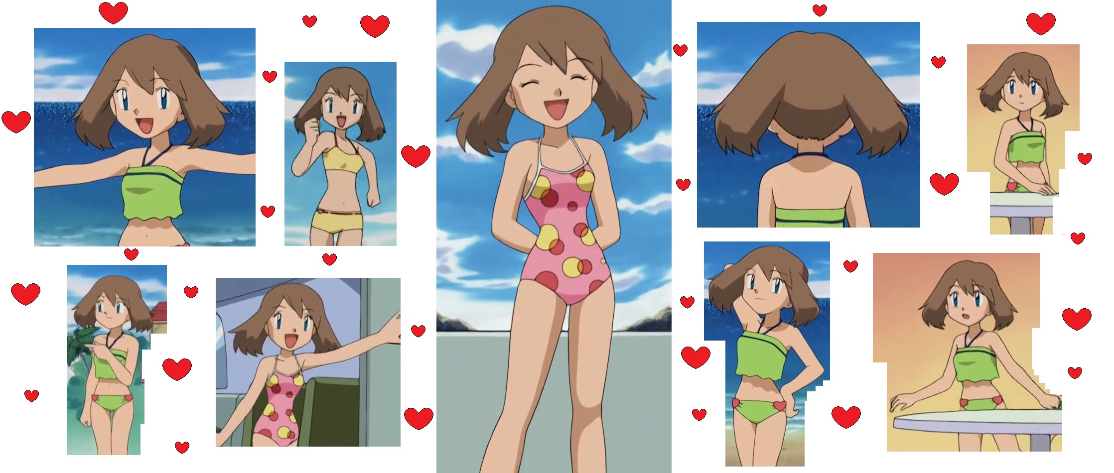 Pokemon Girls, original, dawn, anime girls, bonito, pokemon, anime, may,  cute girls, HD wallpaper | Peakpx