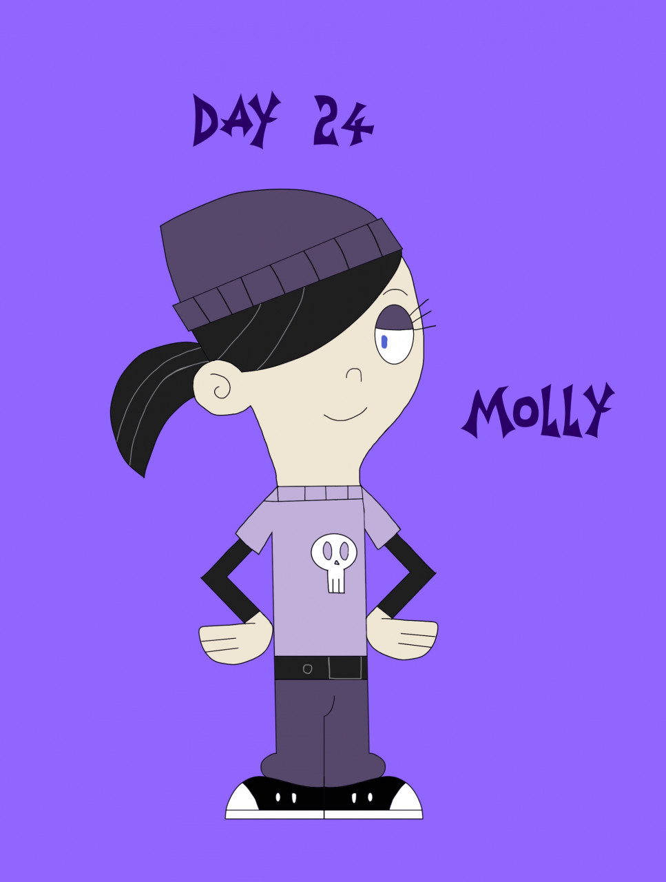 Goth-Tober Day 24: Molly by ToongirlKittyGirl -- Fur Affinity [dot] net