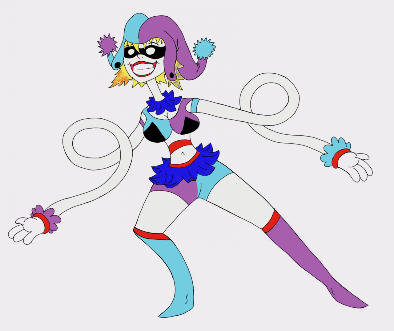 Harley Quinn as the Stretch Jester by Toonholt -- Fur Affinity [dot] net