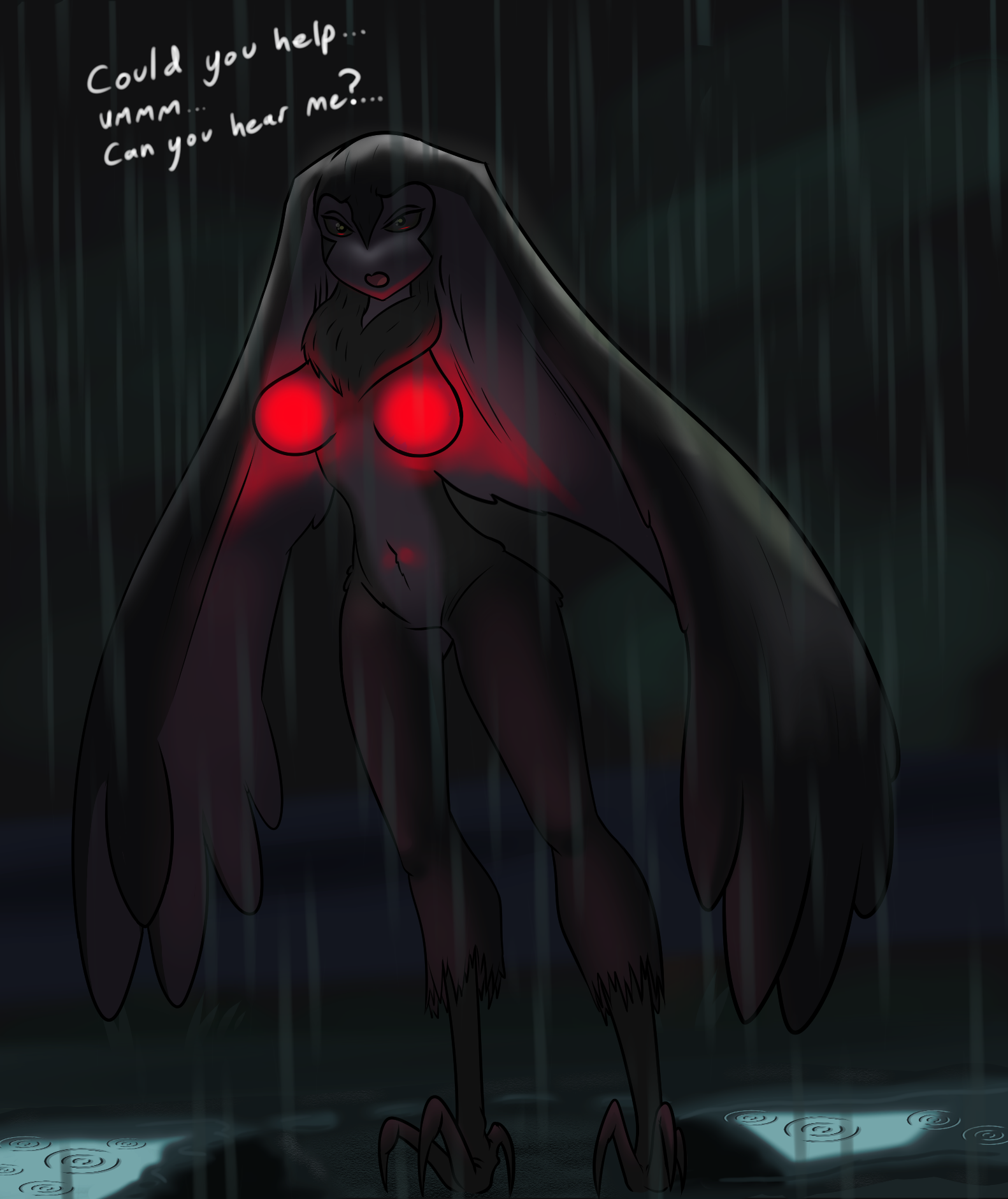 Mothman sighting errr girl?