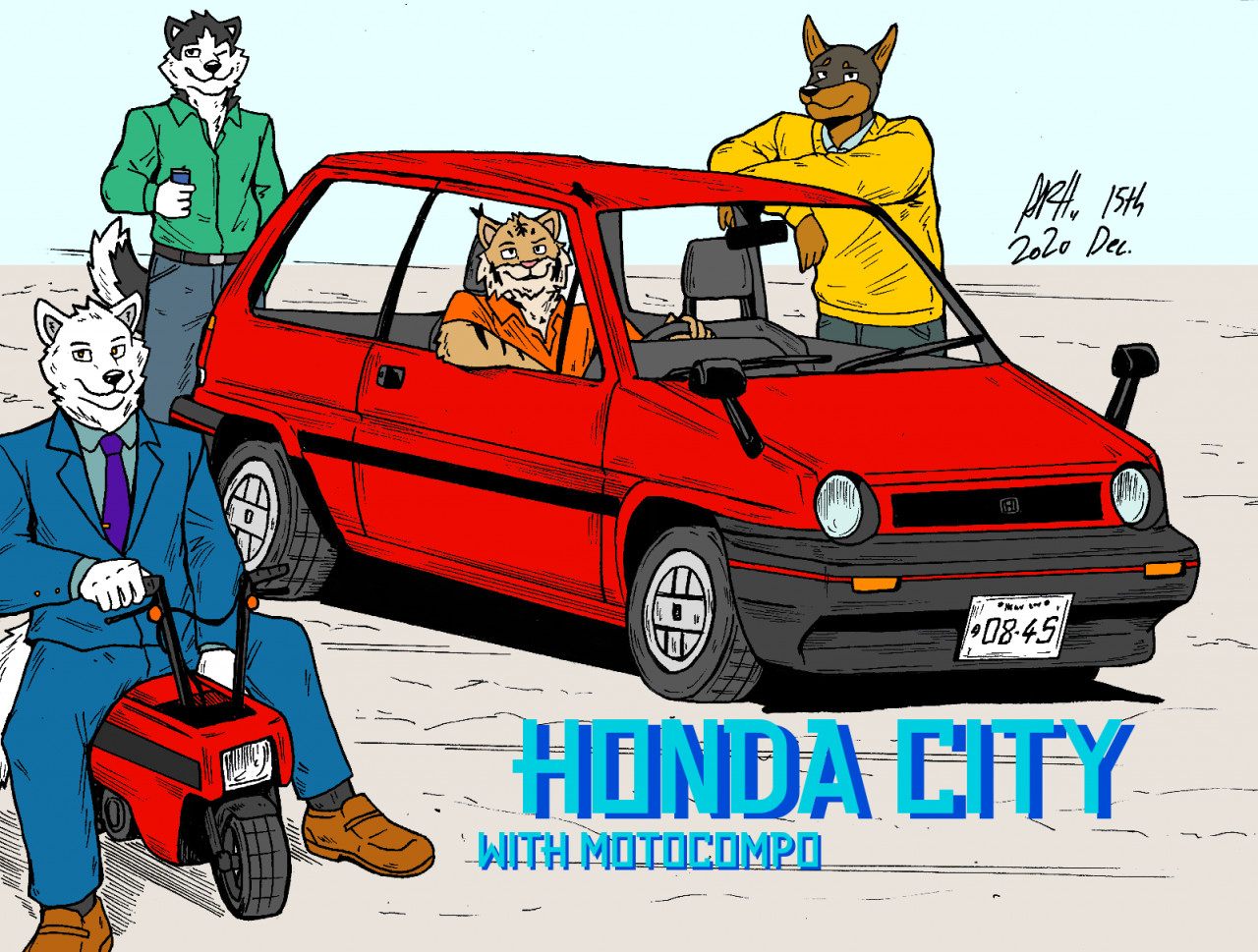 Honda Motocompo | Danbooru
