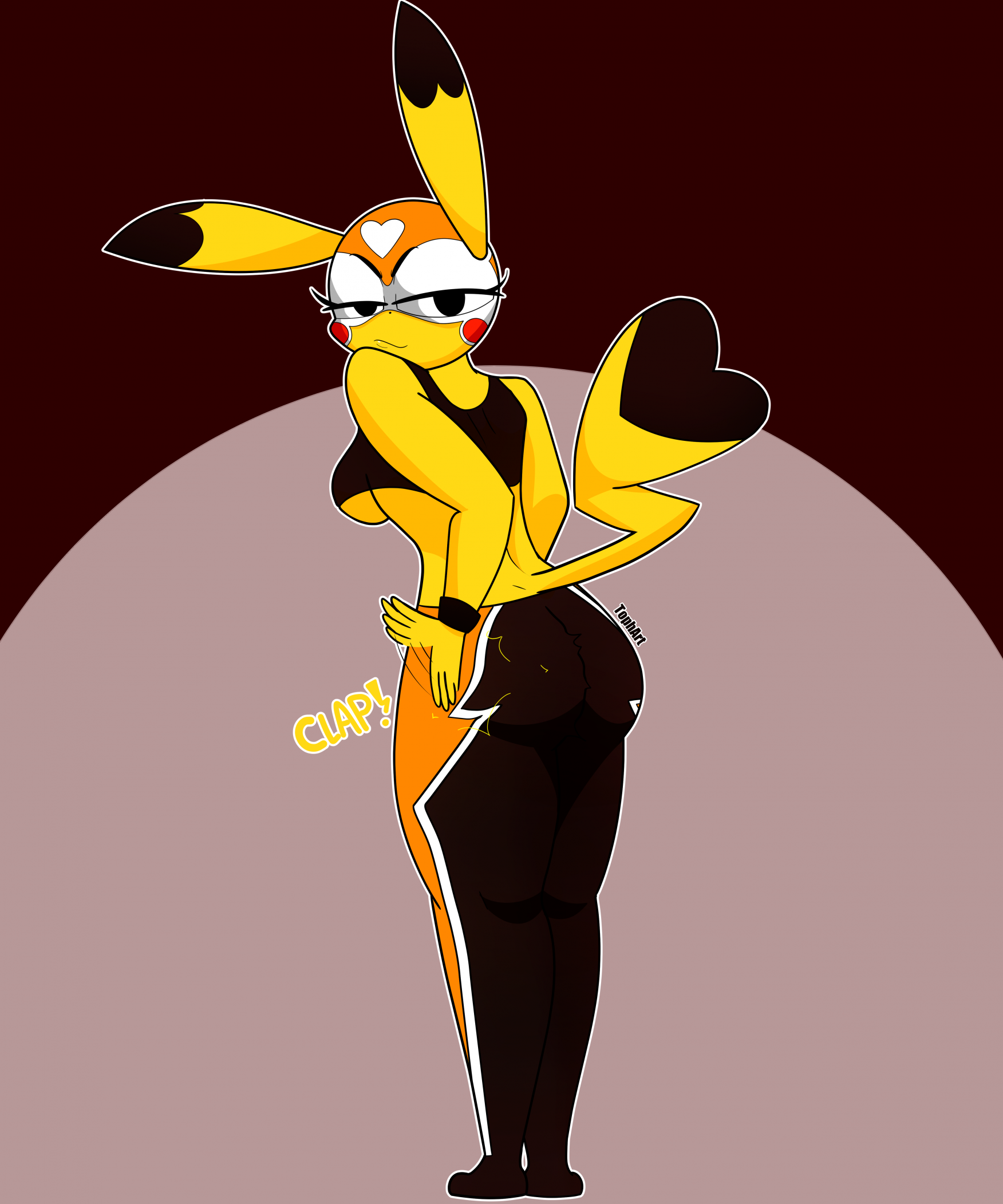 LA PIKACHA 💪 (Diives fanart) by TophArt -- Fur Affinity [dot] net