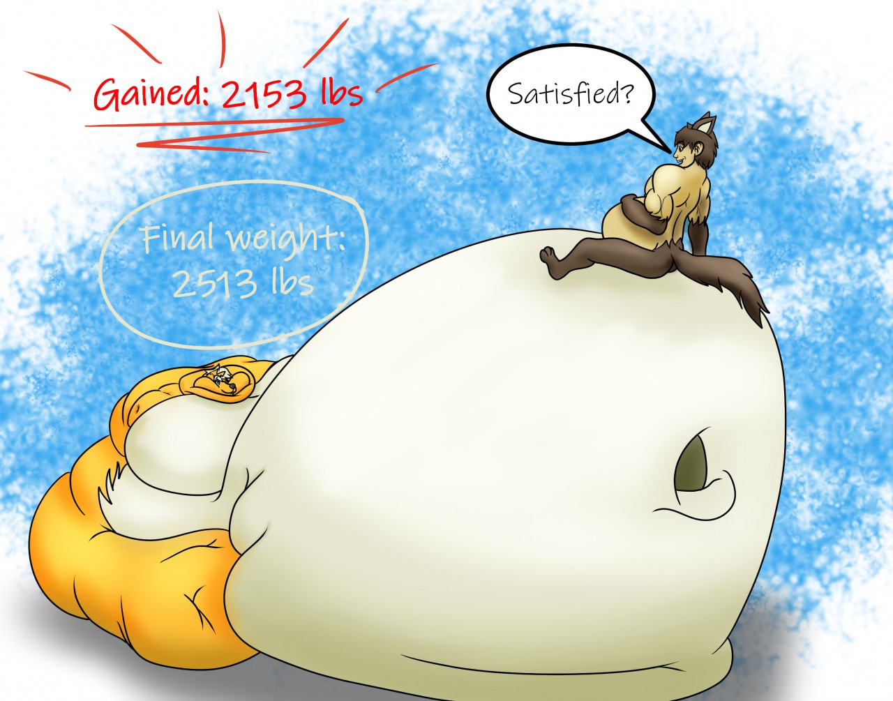 Weight gain drive! Part 3 by tophatguy -- Fur Affinity [dot] net