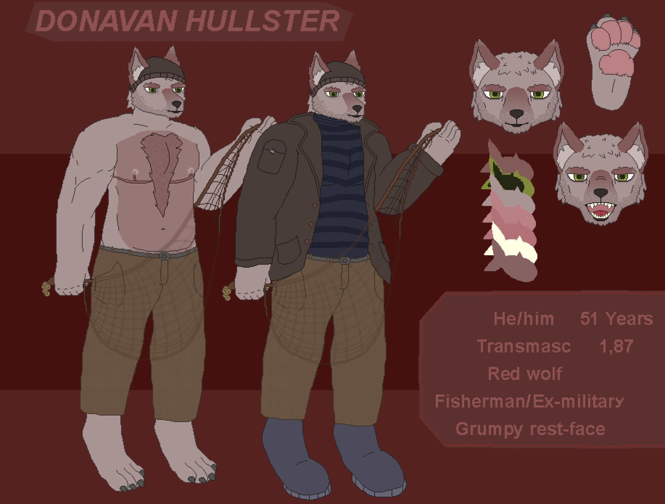 Donavan Hullster Refsheet