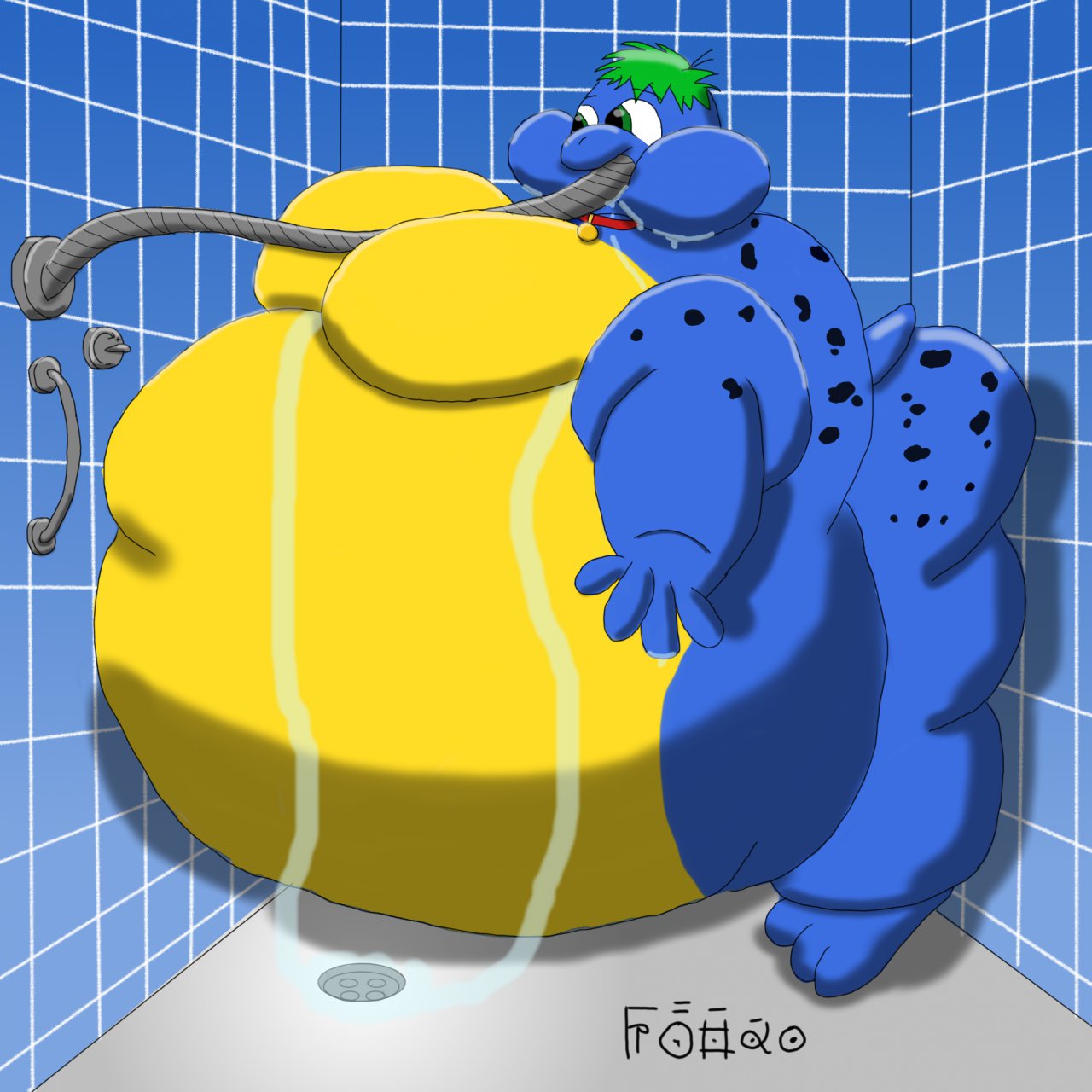 Shower inflation by toroko -- Fur Affinity [dot] net