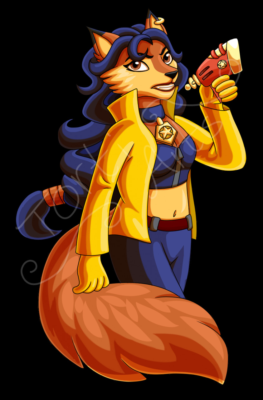 Fanart) Inspector Carmelita Fox by TortiArts -- Fur Affinity [dot] net