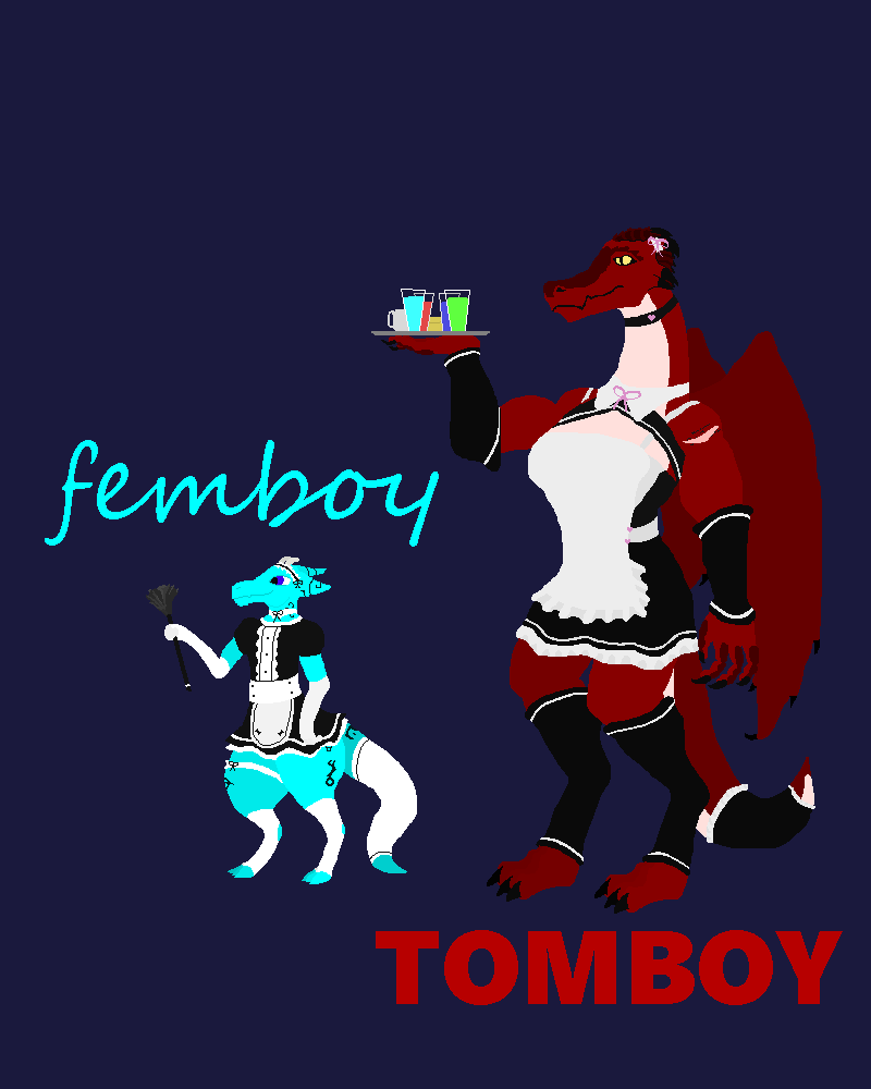 tomboy and femboy