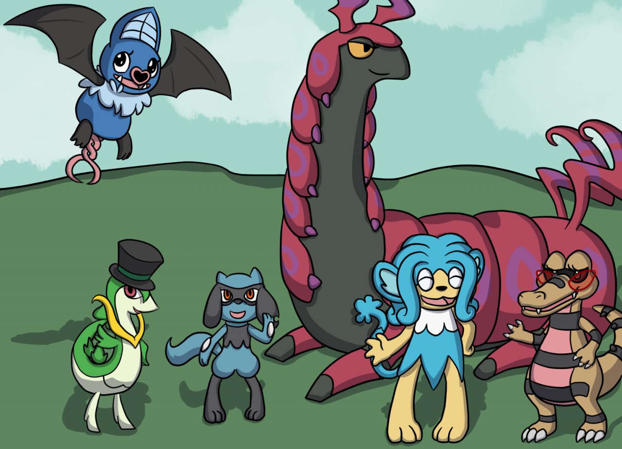 Pokemon Team By Toxic Mongoose Fur Affinity Dot Net