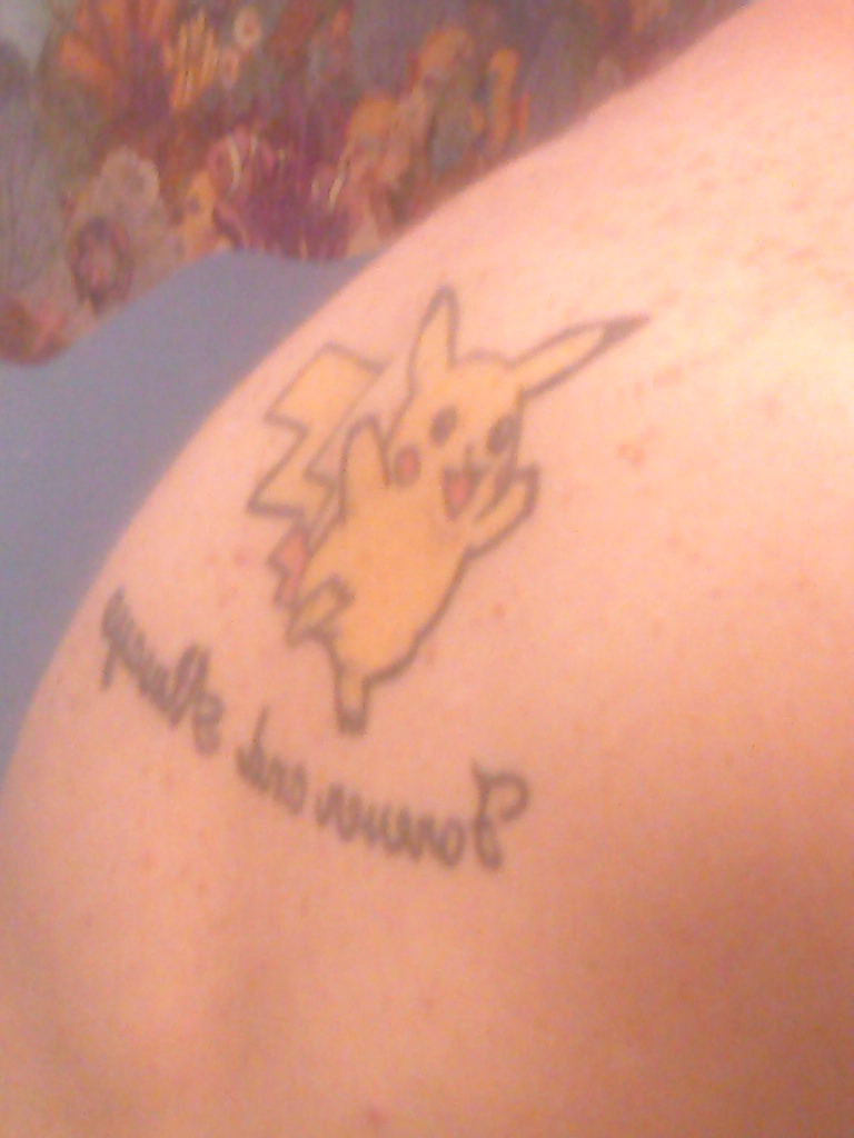 Stick and Poke Tattoo — #Repost @lilianyeeah ・・・ Pikachu #handpoke en la...