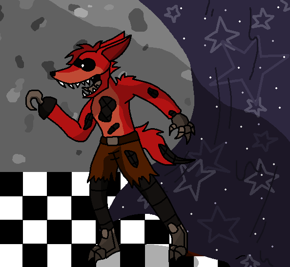 Foxy sketch (FNaF) by -AngieJM- -- Fur Affinity [dot] net