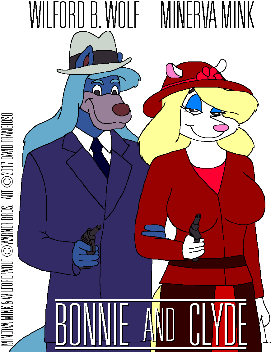 Minerva & Wilford as Bonnie & Clyde by tpirman1982 -- Fur Affinity [dot] net