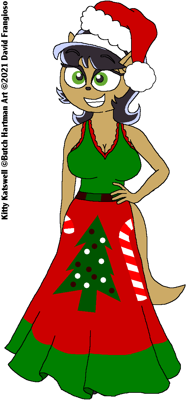 Christmas Kitty Katswell 2021 by tpirman1982 -- Fur Affinity [dot] net