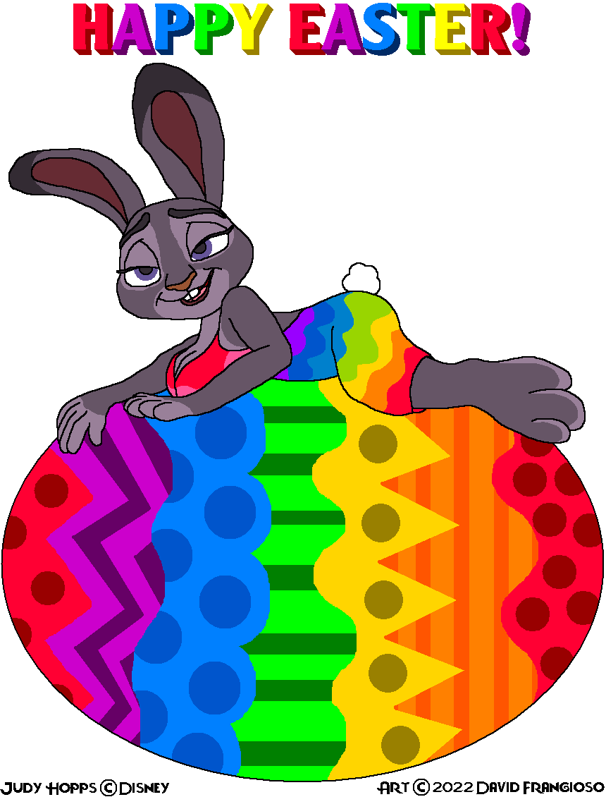 Judy Hopps Easter 2022 by tpirman1982 -- Fur Affinity [dot] net