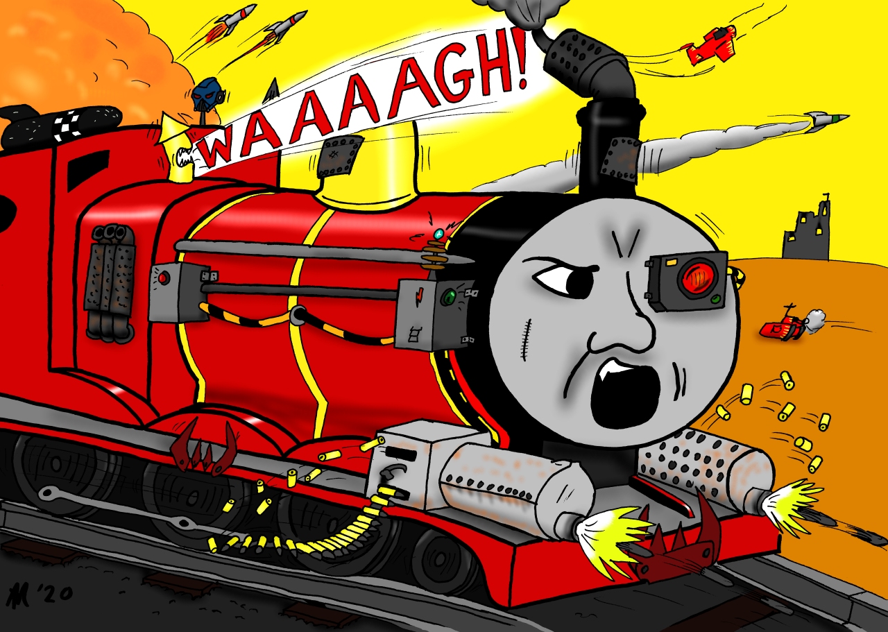 James the red engine (TVS,S1) V2 by Thomasfan95 -- Fur Affinity