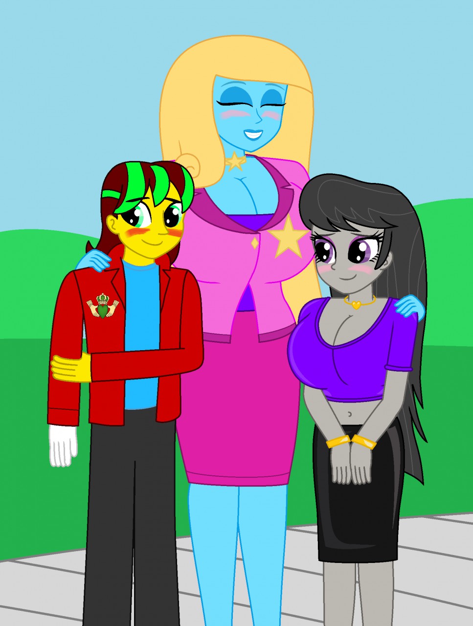 Hanging out with sister and lover by Trainman3985 -- Fur Affinity 