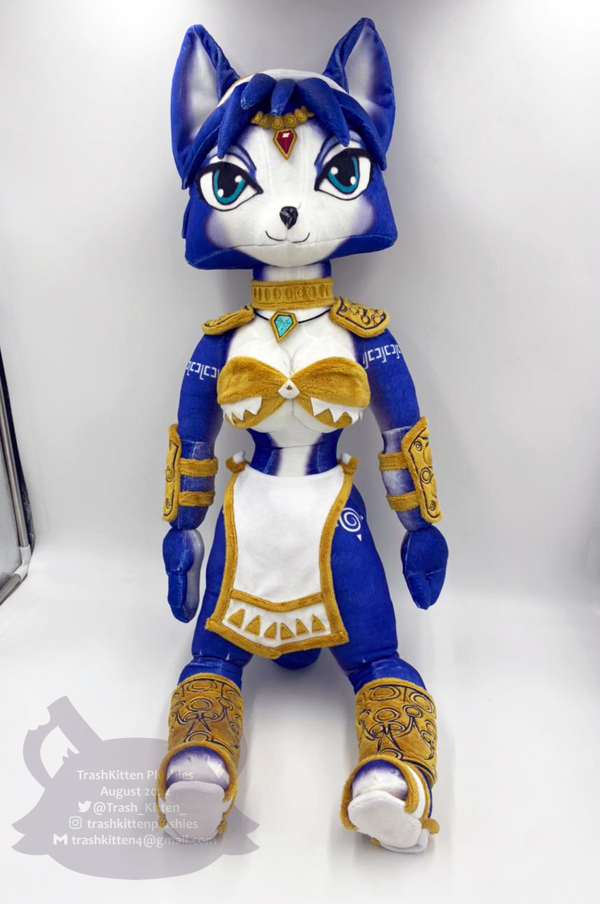 32 inches tall Krystal plush by TrashKitten-Plushies -- Fur Affinity [dot]  net