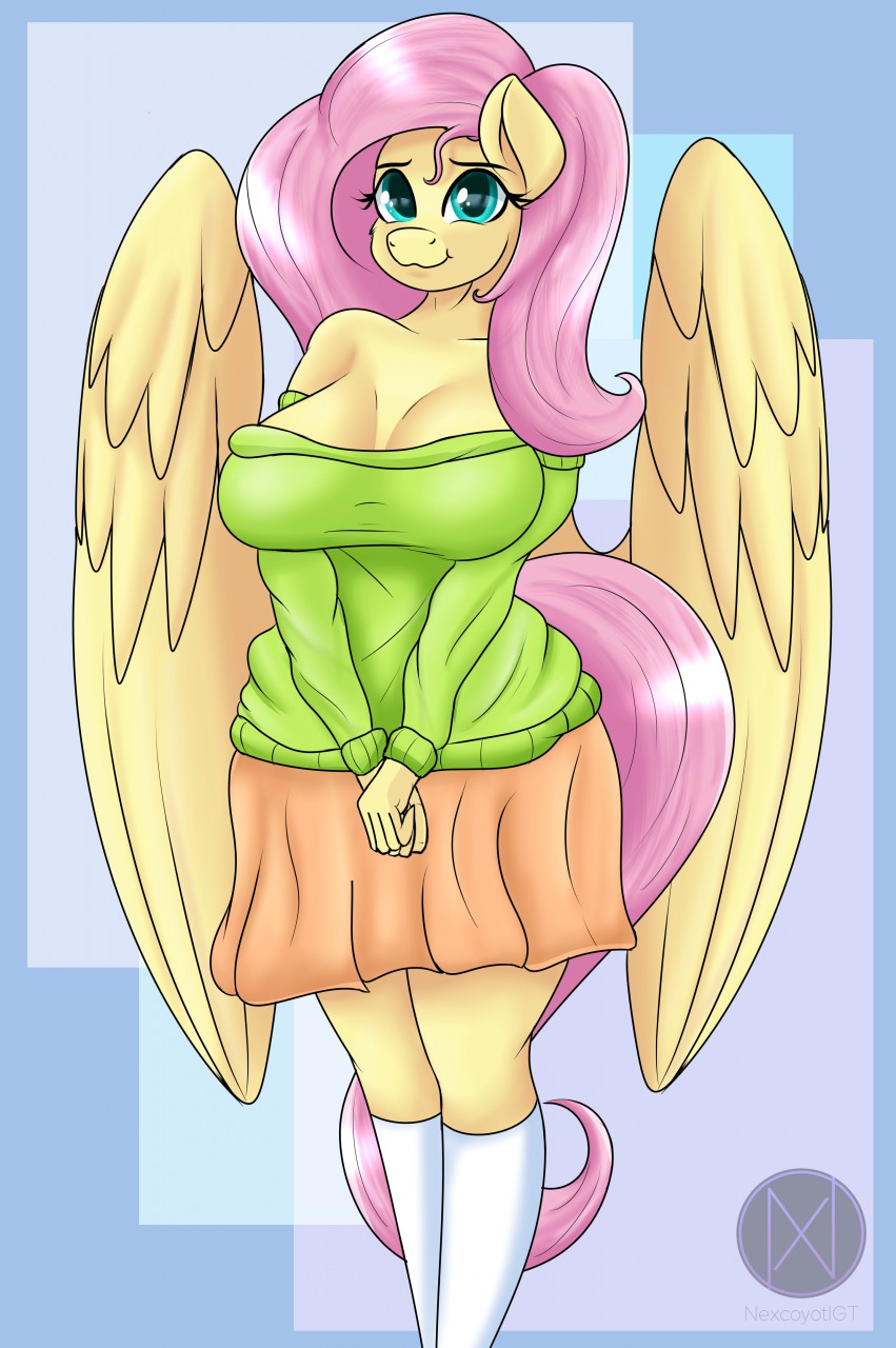 Anthro fluttershy