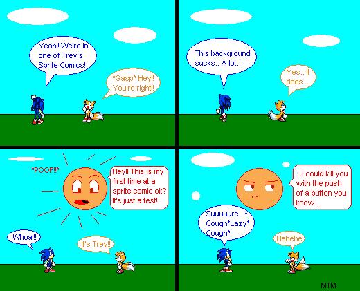 Comics with Sonic Sprite - Comic Studio