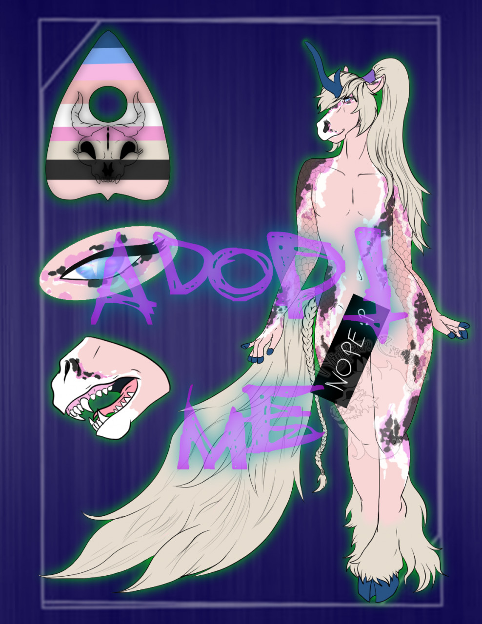 Kirin femboy adopt by TrickNightmare -- Fur Affinity [dot] net