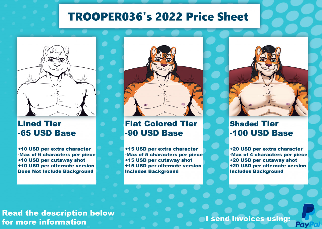 Commission Price Sheet (2022 Edition #2)